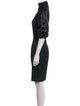 Fendi Virgin Wool Knee-Length Dress
