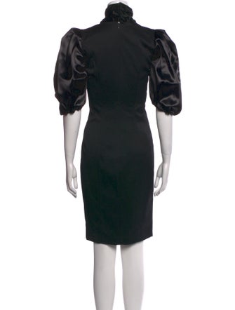 Fendi Virgin Wool Knee-Length Dress