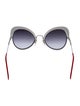 Fendi Oversize Gradient Sunglasses