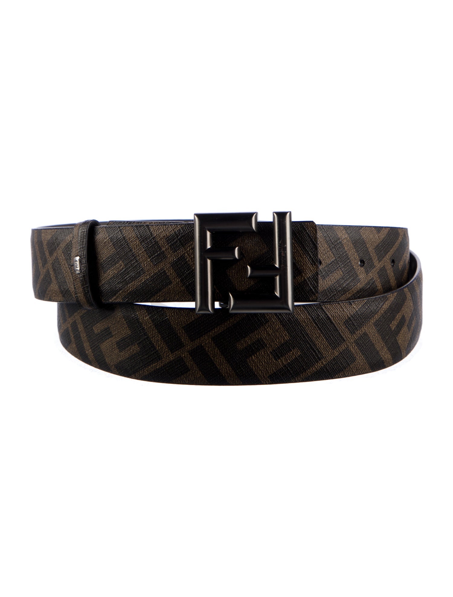 Fendi Zucca FF Logo Belt