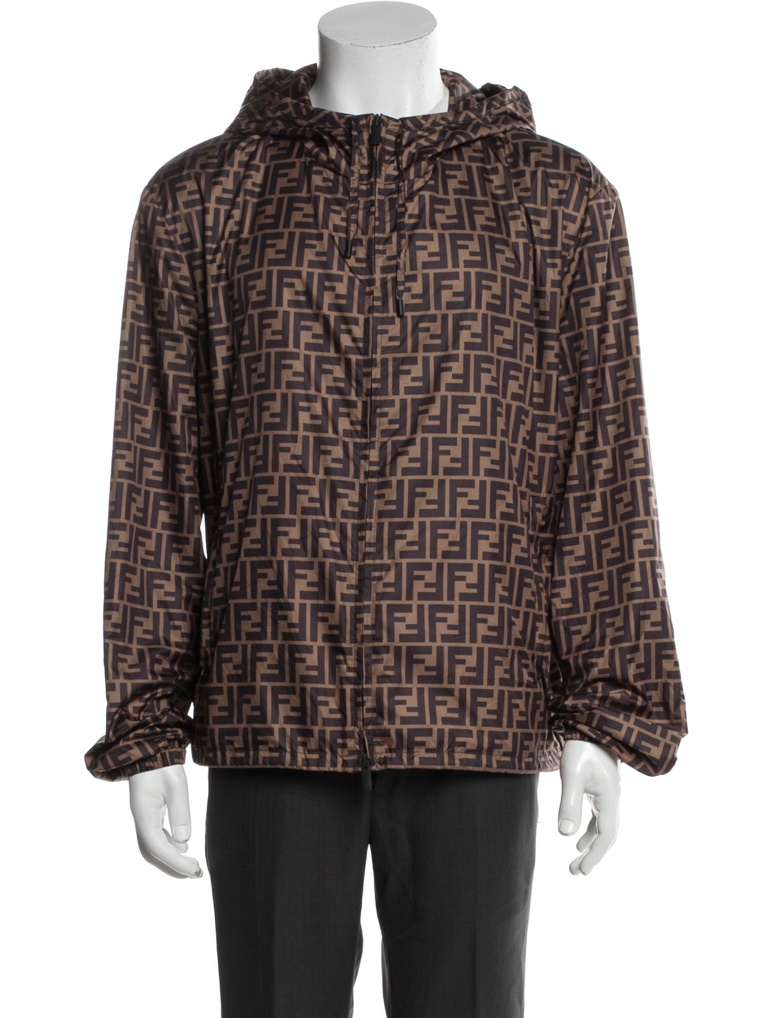 Fendi Zucca FF Logo Printed Jacket