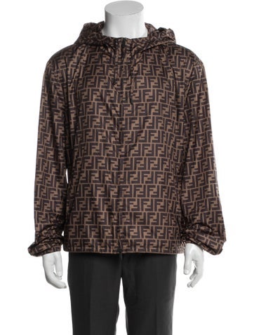 Fendi Outerwear Zucca FF Logo Printed Jacket Us42, It52 | XL