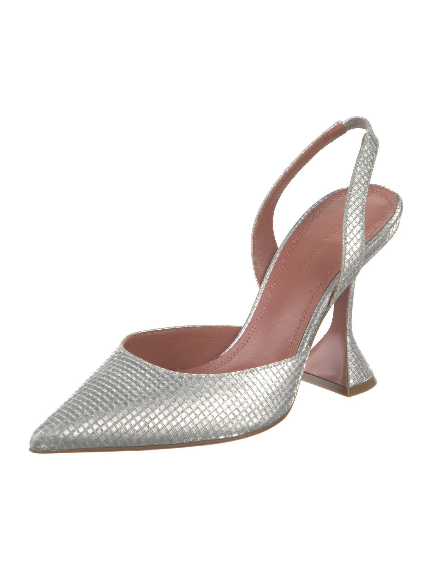 Fendi Leather Animal Print Slingback Pumps