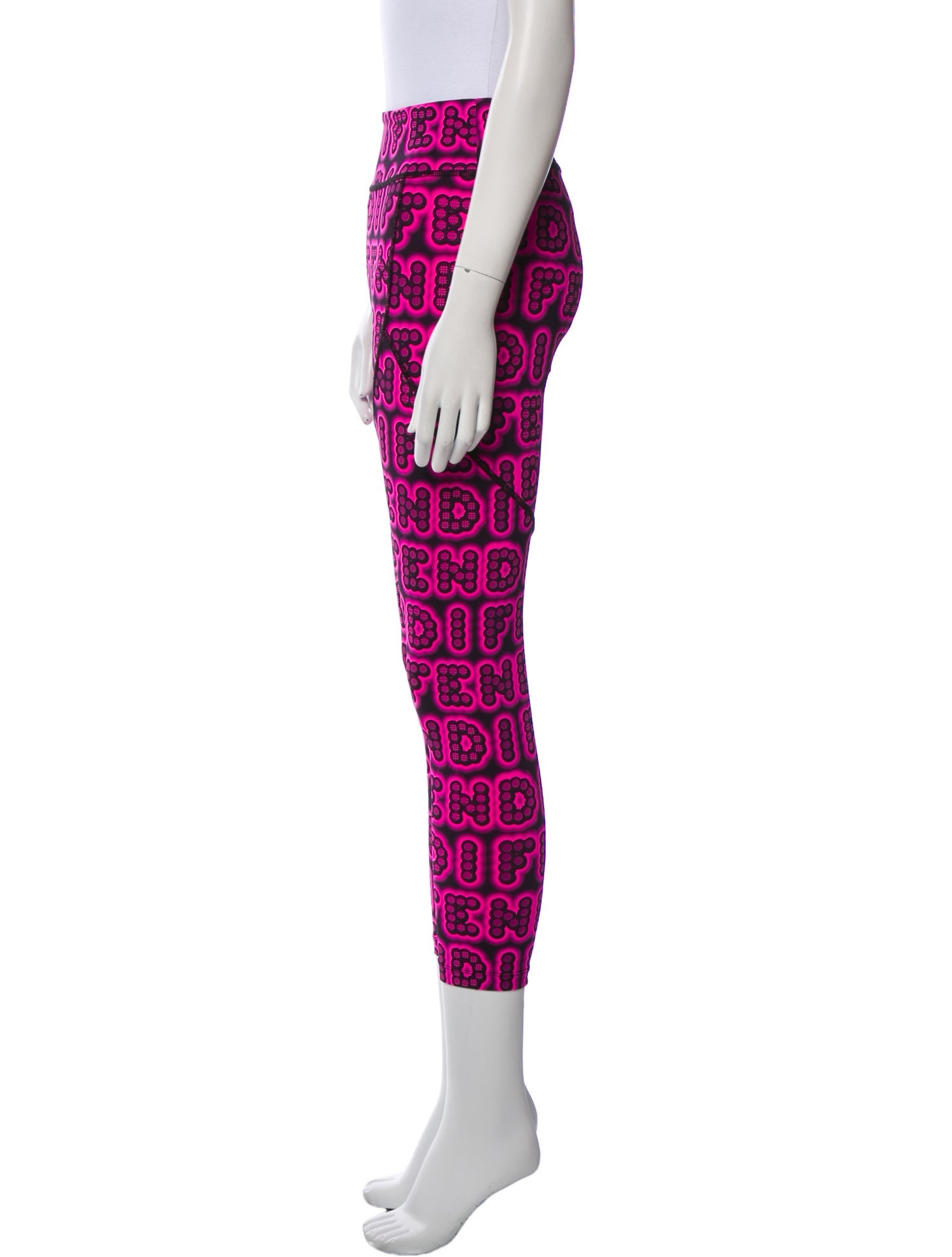 Fendi Printed Skinny Leg Pants