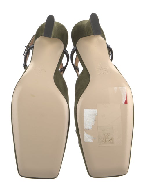 Fendi Suede Slingback Pumps