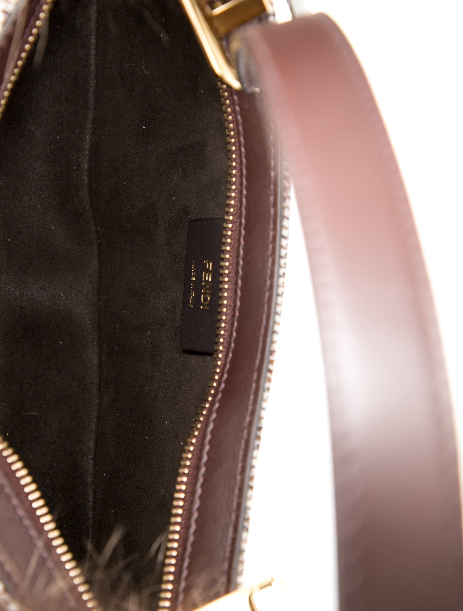 Fendi Wool O'Lock Swing 2022 - Brown Hobos, Handbags - FEN406436