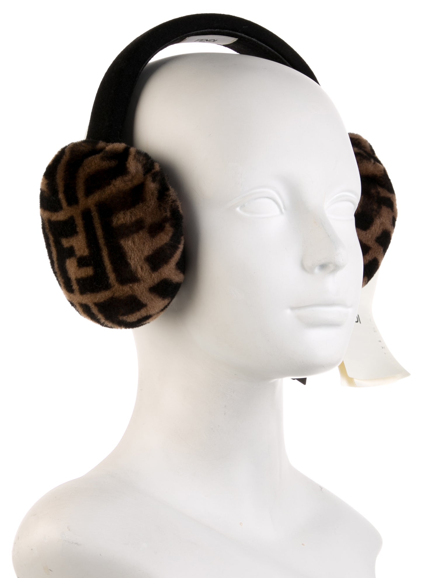 Fendi FF Logo Earmuffs w/Tags