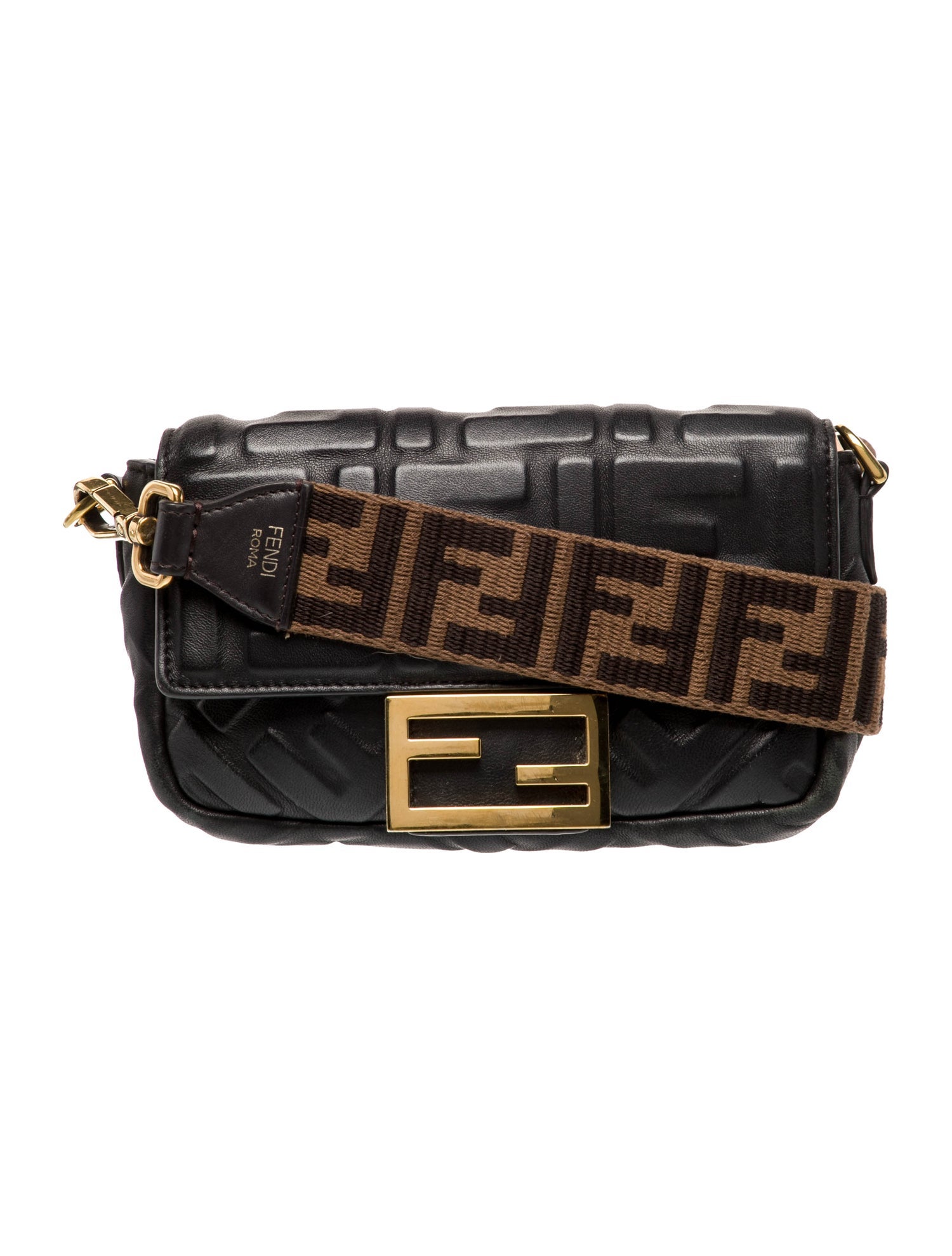 Fendi Zucca FF Shoulder Bag