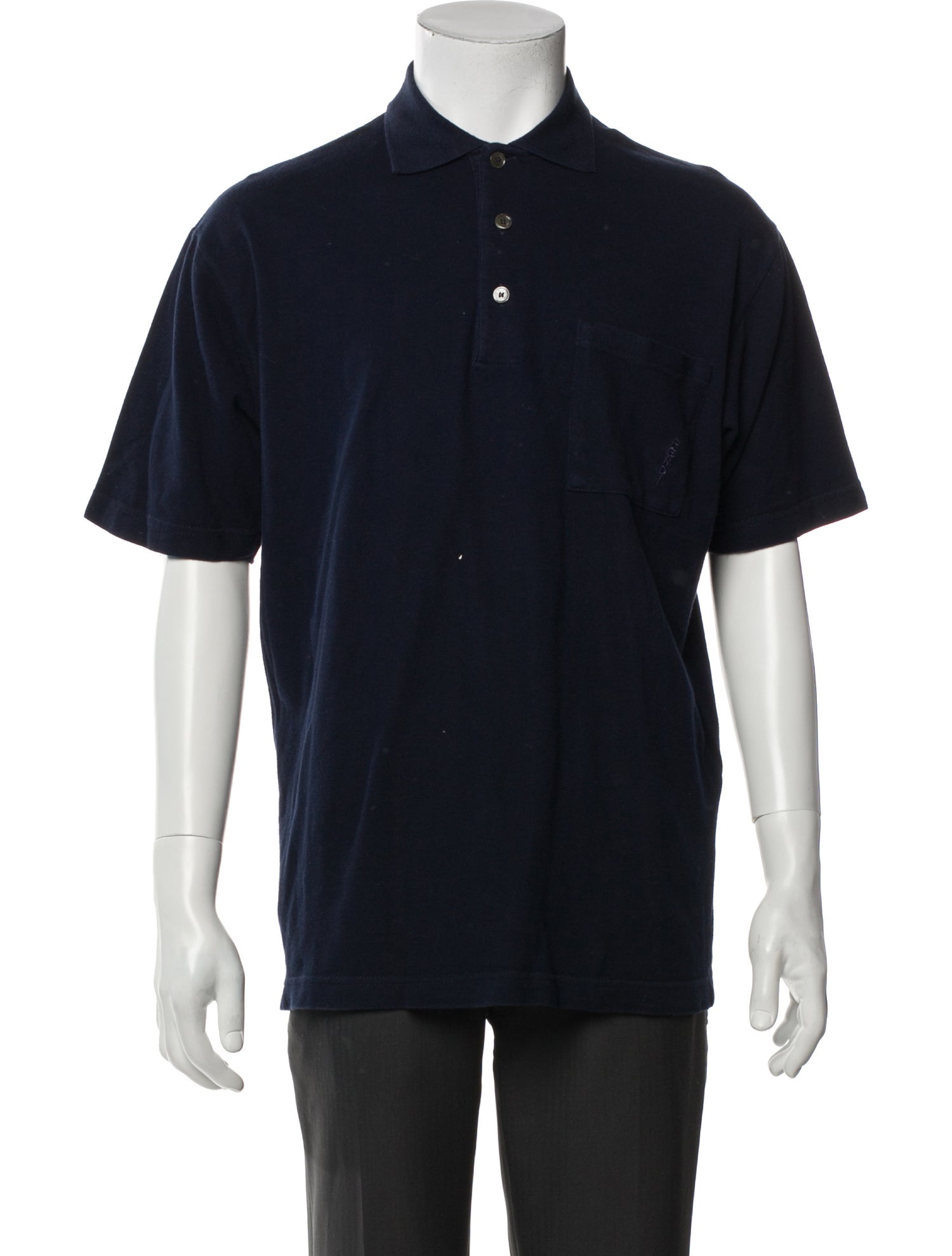 Fendi Late 1980's - Early 1990's Uomo Polo Shirt
