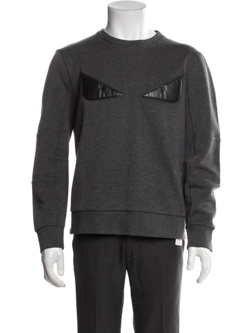 Fendi Zucca FF Logo Crew Neck Pullover