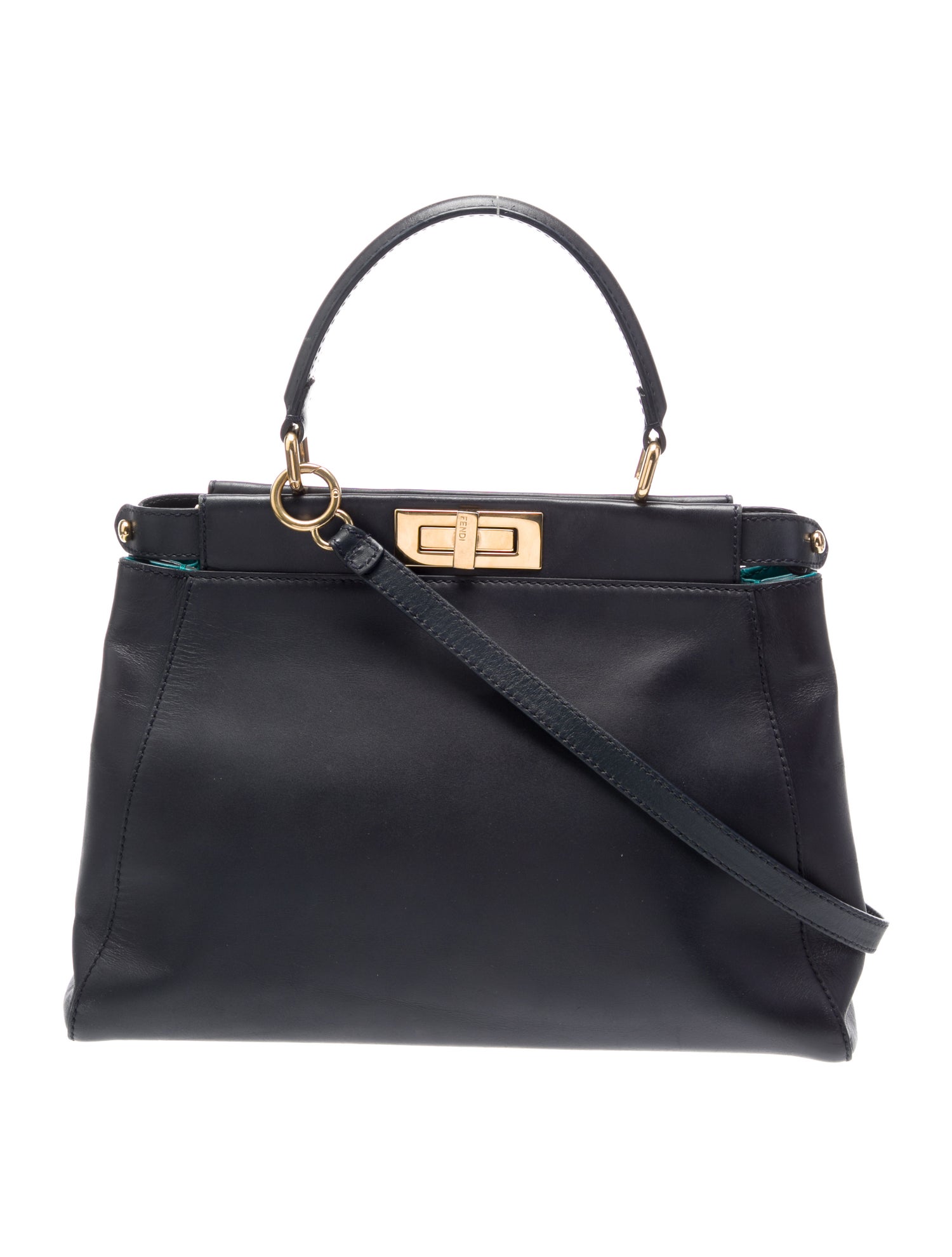 Fendi Leather Peekaboo Large