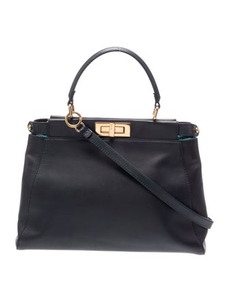 Fendi Leather Peekaboo Large