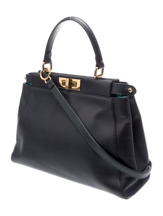Fendi Leather Peekaboo Large