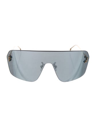 Fendi Shield Mirrored Sunglasses