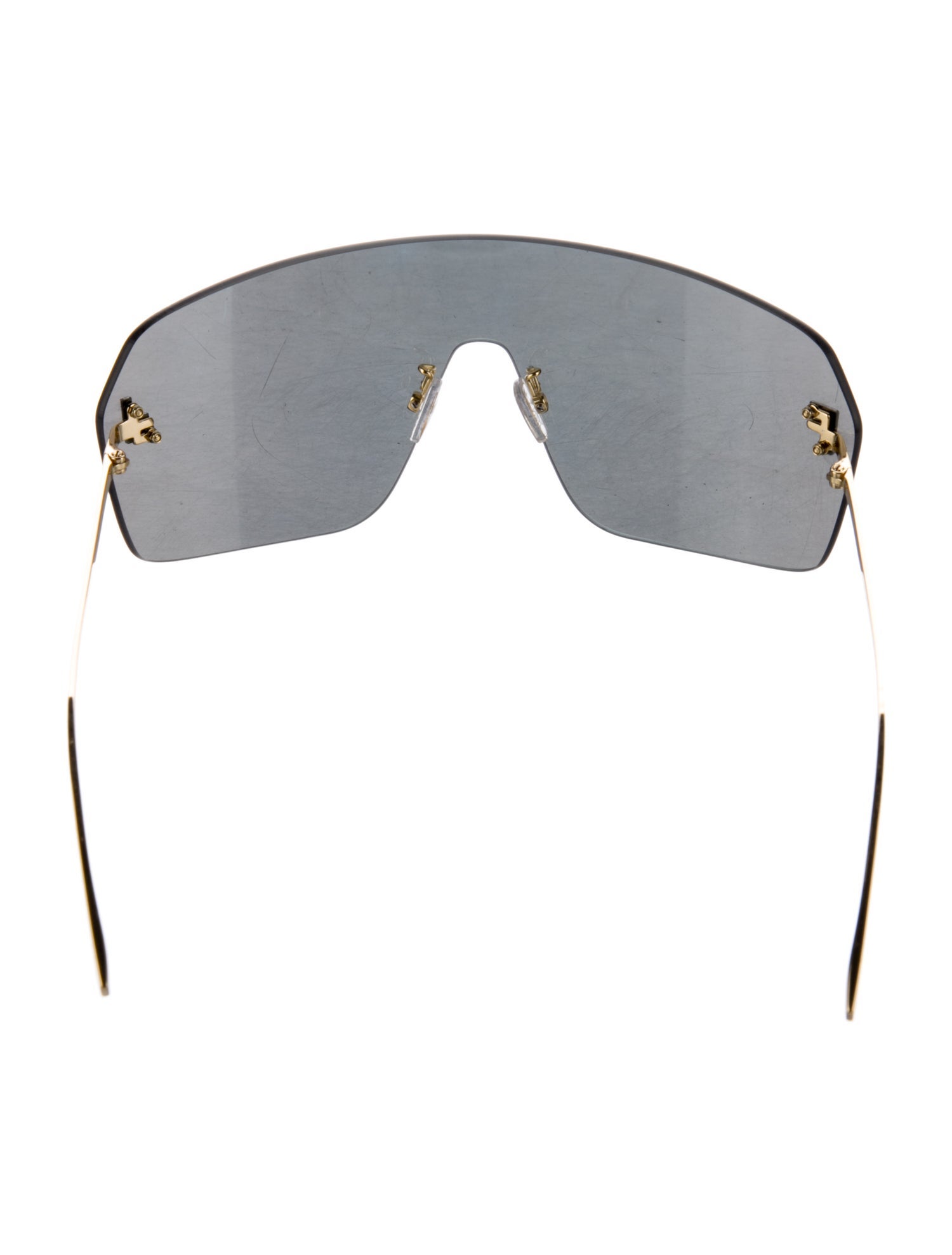 Fendi Shield Mirrored Sunglasses