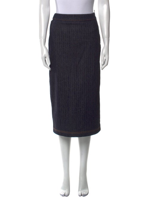 Fendi Printed Midi Length Skirt