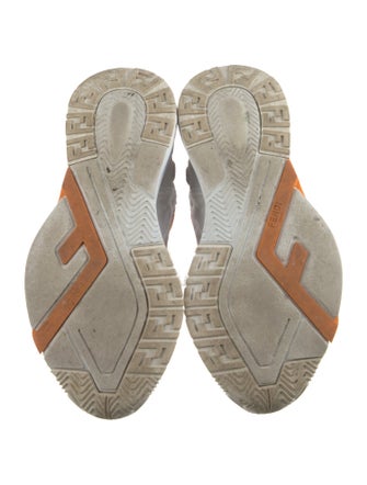 Fendi Nylon Printed Sneakers