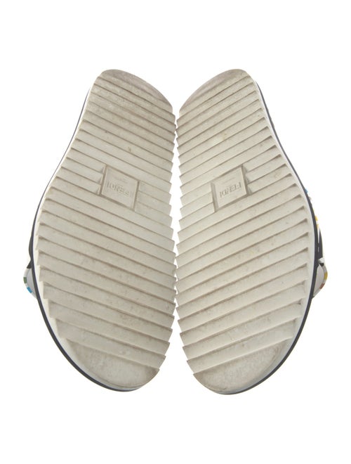 Fendi Zucca FF Logo Rubber Slides
