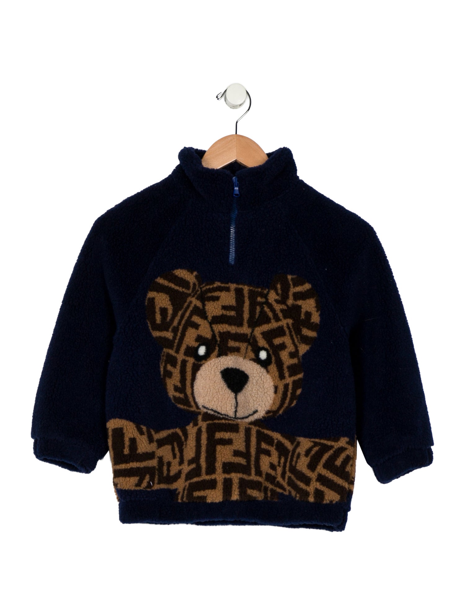 Fendi Kids' Teddy Bear Print Sweater