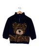 Fendi Kids' Teddy Bear Print Sweater
