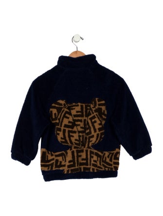 Fendi Kids' Teddy Bear Print Sweater