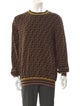 Fendi Zucca FF Logo Printed Pullover