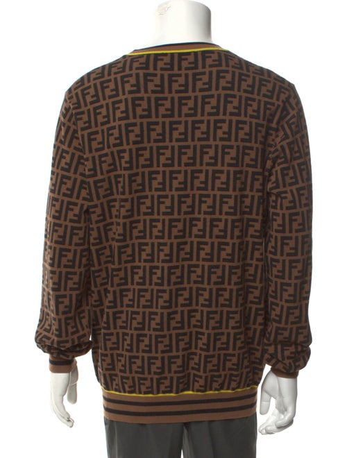 Fendi Zucca FF Logo Printed Pullover