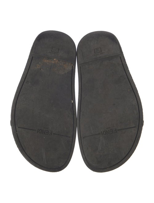 Fendi Zucca FF Logo Printed Slides