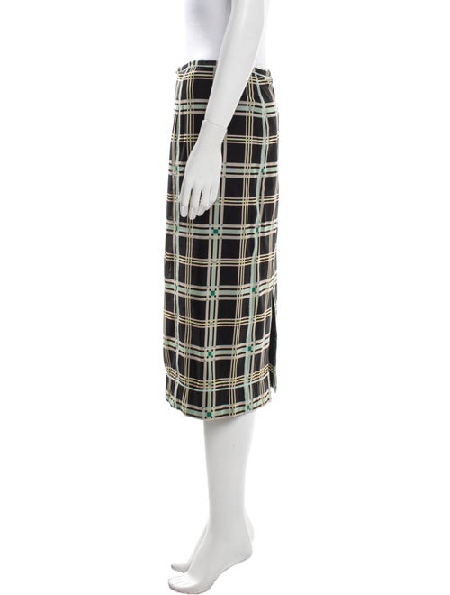 Fendi Plaid Print Knee-Length Skirt