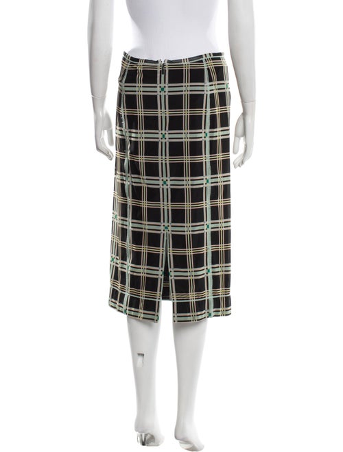 Fendi Plaid Print Knee-Length Skirt