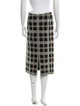 Fendi Plaid Print Knee-Length Skirt