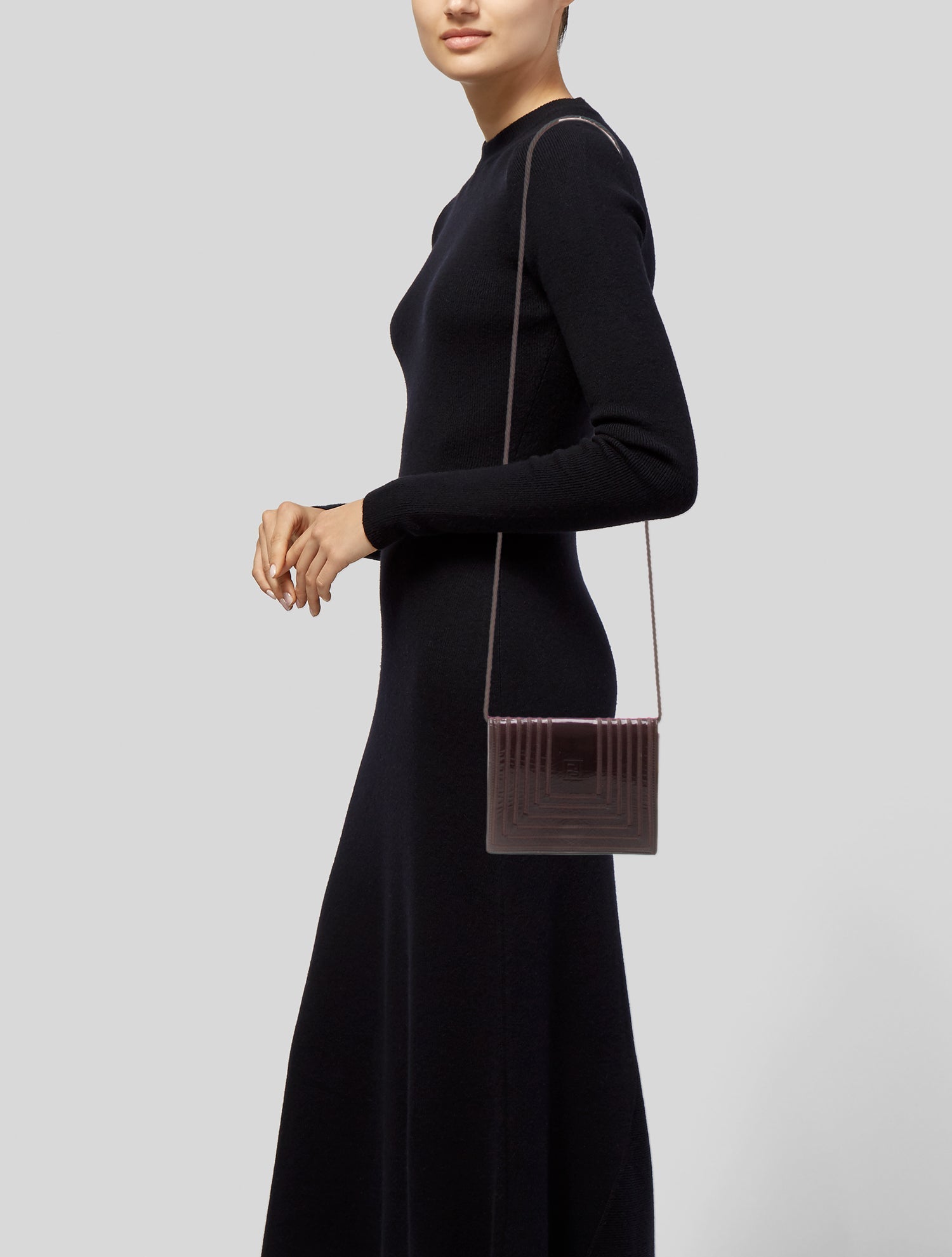 Fendi Patent Leather Clutch Vintage