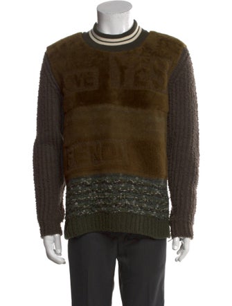 Fendi Wool Printed Pullover