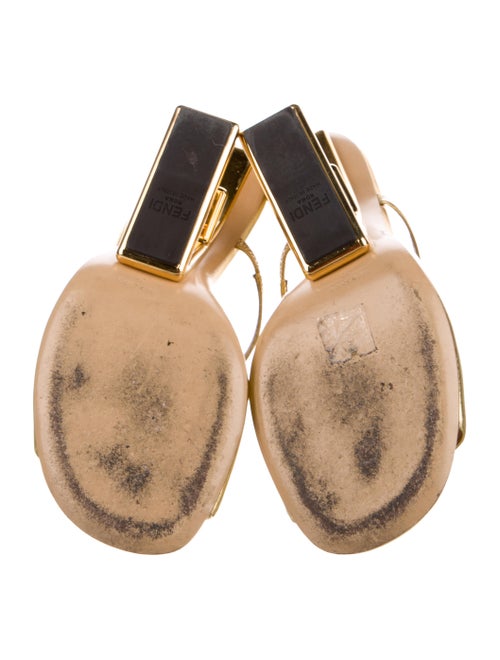 Fendi Leather Slides