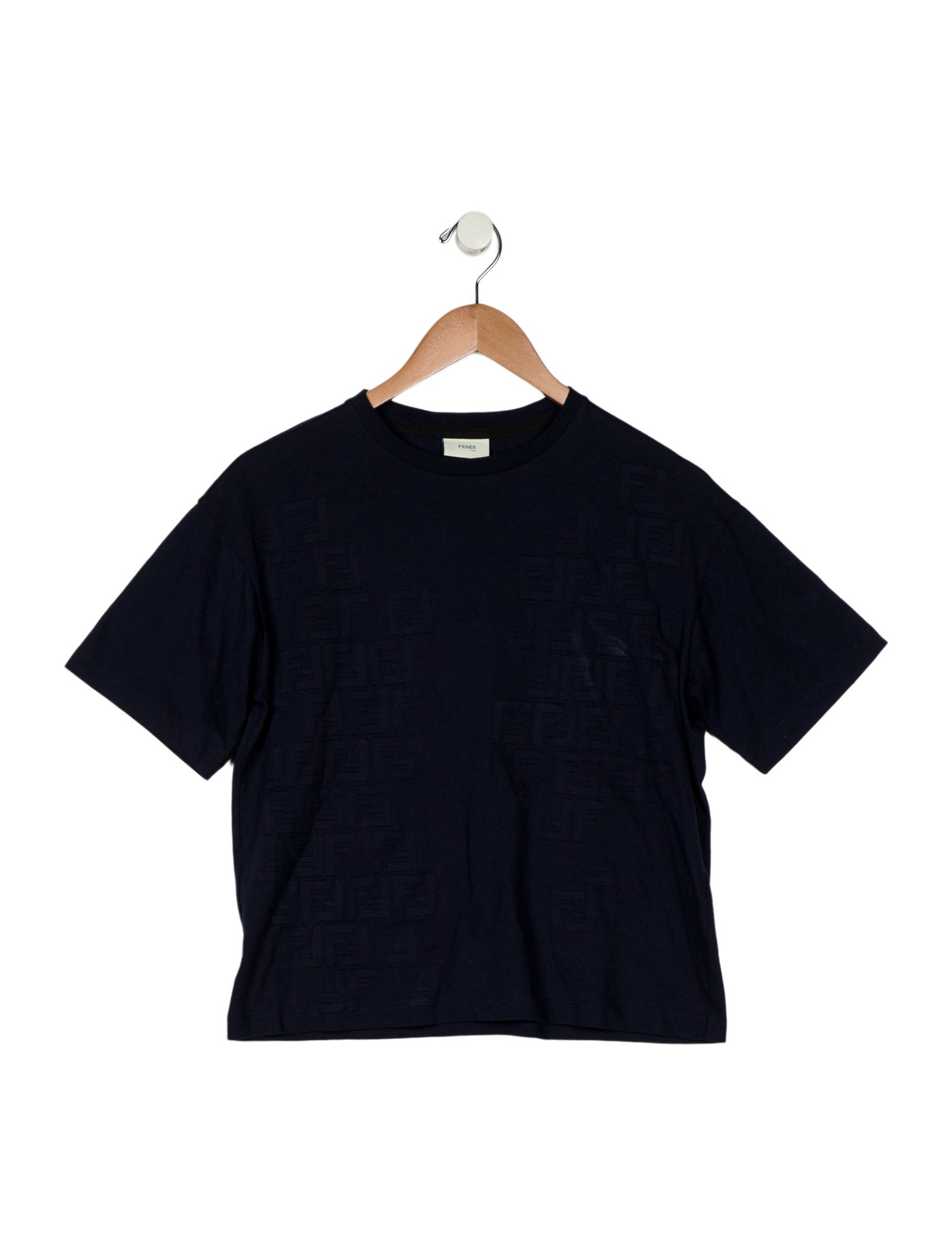 Fendi Cotton FF Pattern Print Shirt