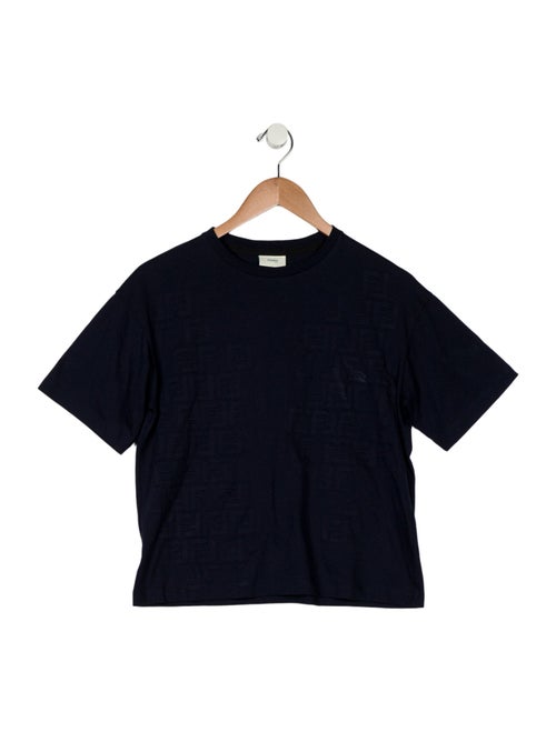 Fendi Cotton FF Pattern Print Shirt