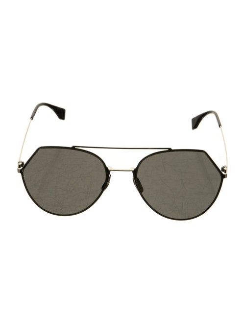 Fendi Aviator Mirrored Sunglasses