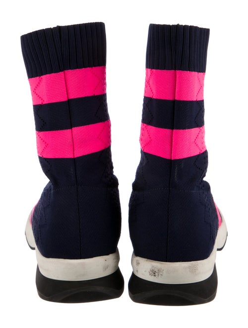 Fendi Striped Sock Sneakers