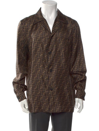 Fendi 2022 Zucca FF Logo Shirt