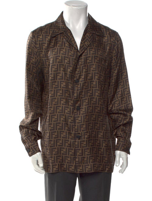 Fendi 2022 Zucca FF Logo Shirt