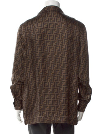 Fendi 2022 Zucca FF Logo Shirt