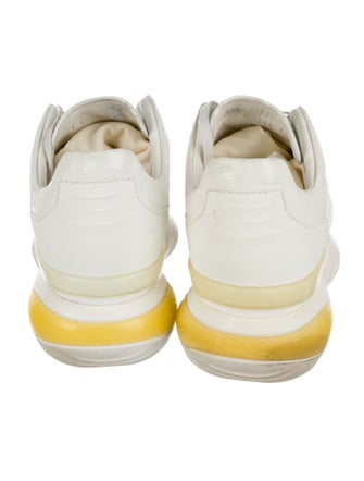 Fendi Zucca FF Logo Leather Sneakers