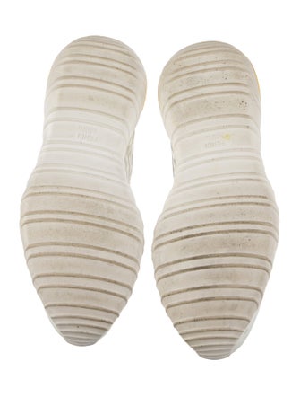 Fendi Zucca FF Logo Leather Sneakers