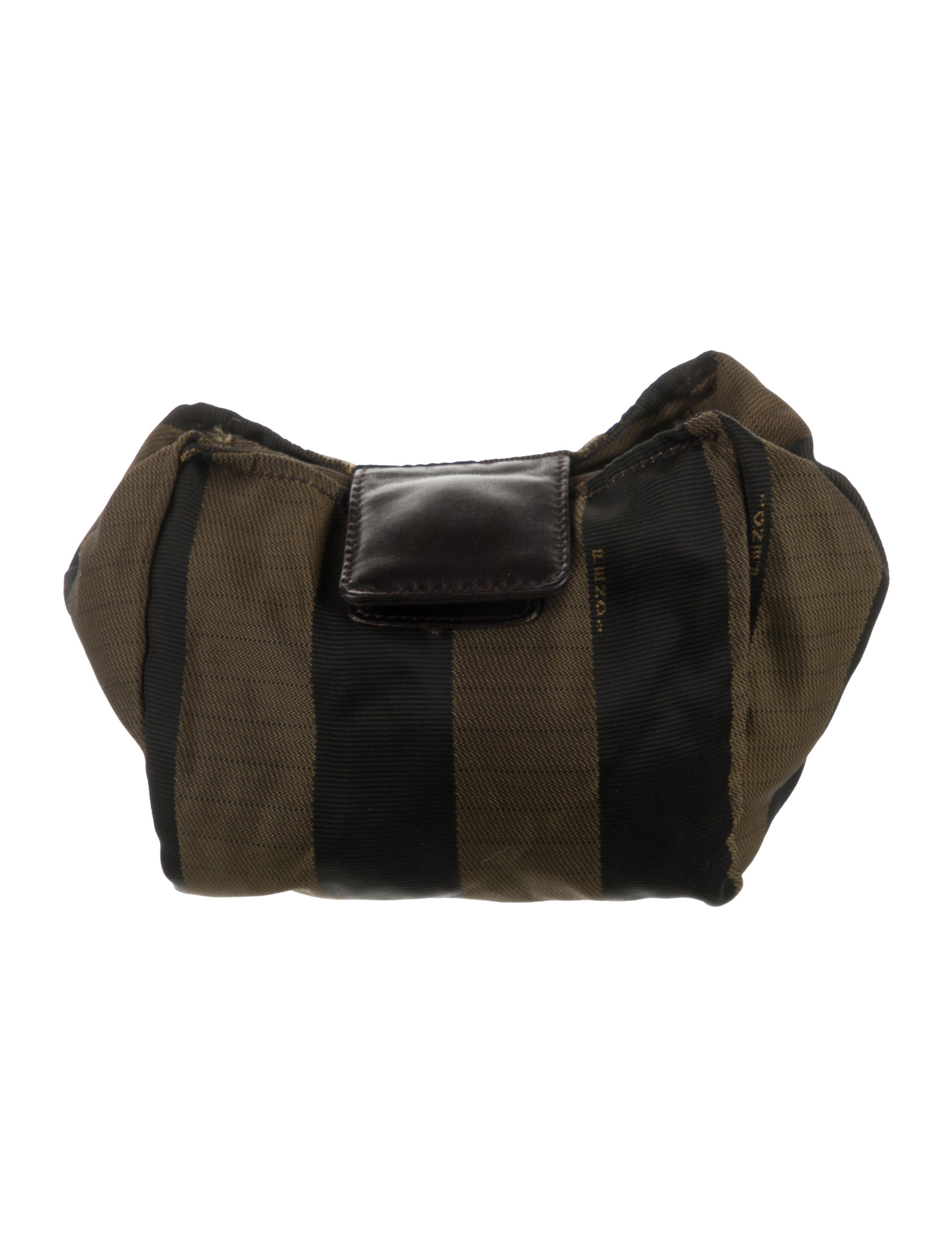 Fendi Vintage Pequin Travel Pouch