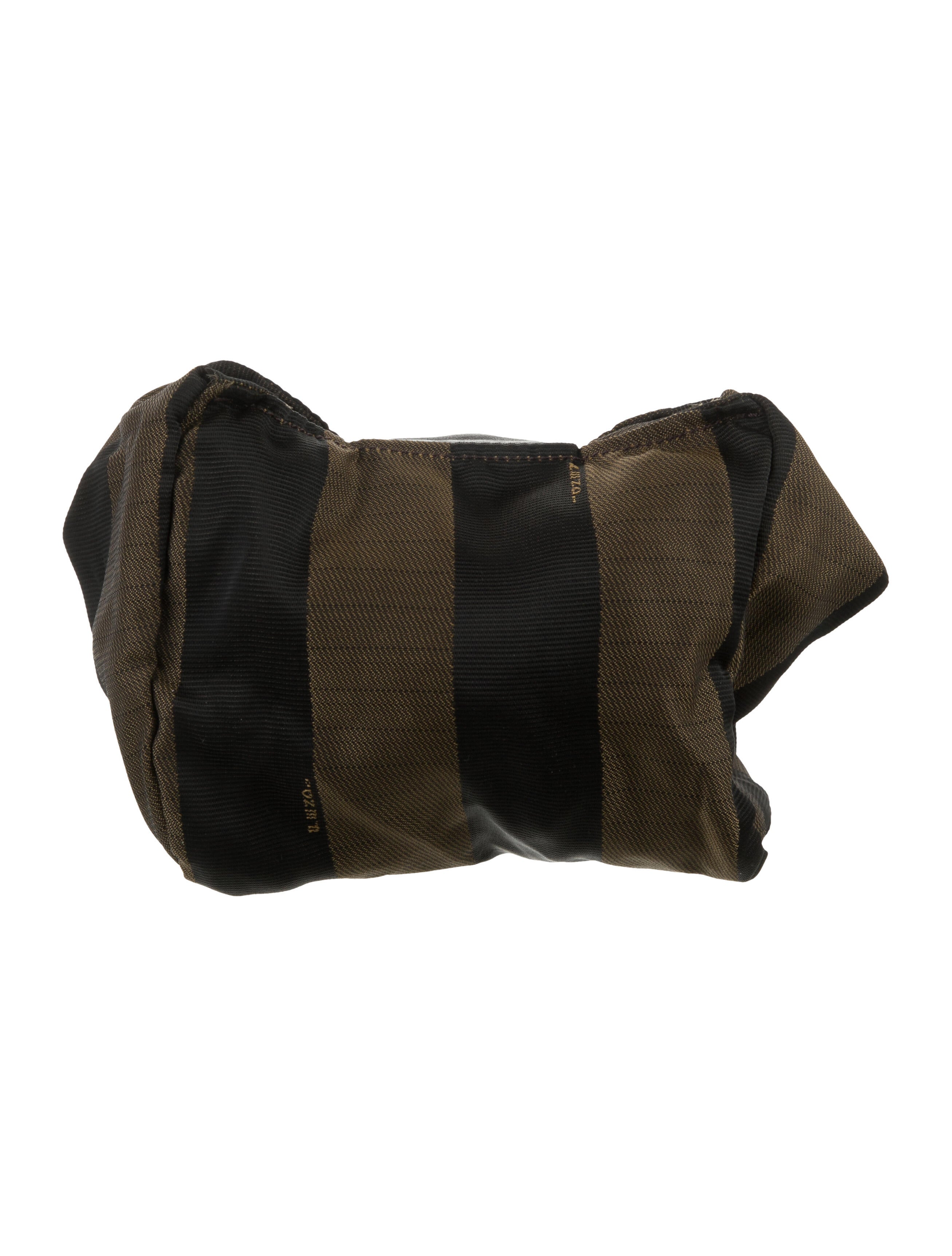 Fendi Vintage Pequin Travel Pouch