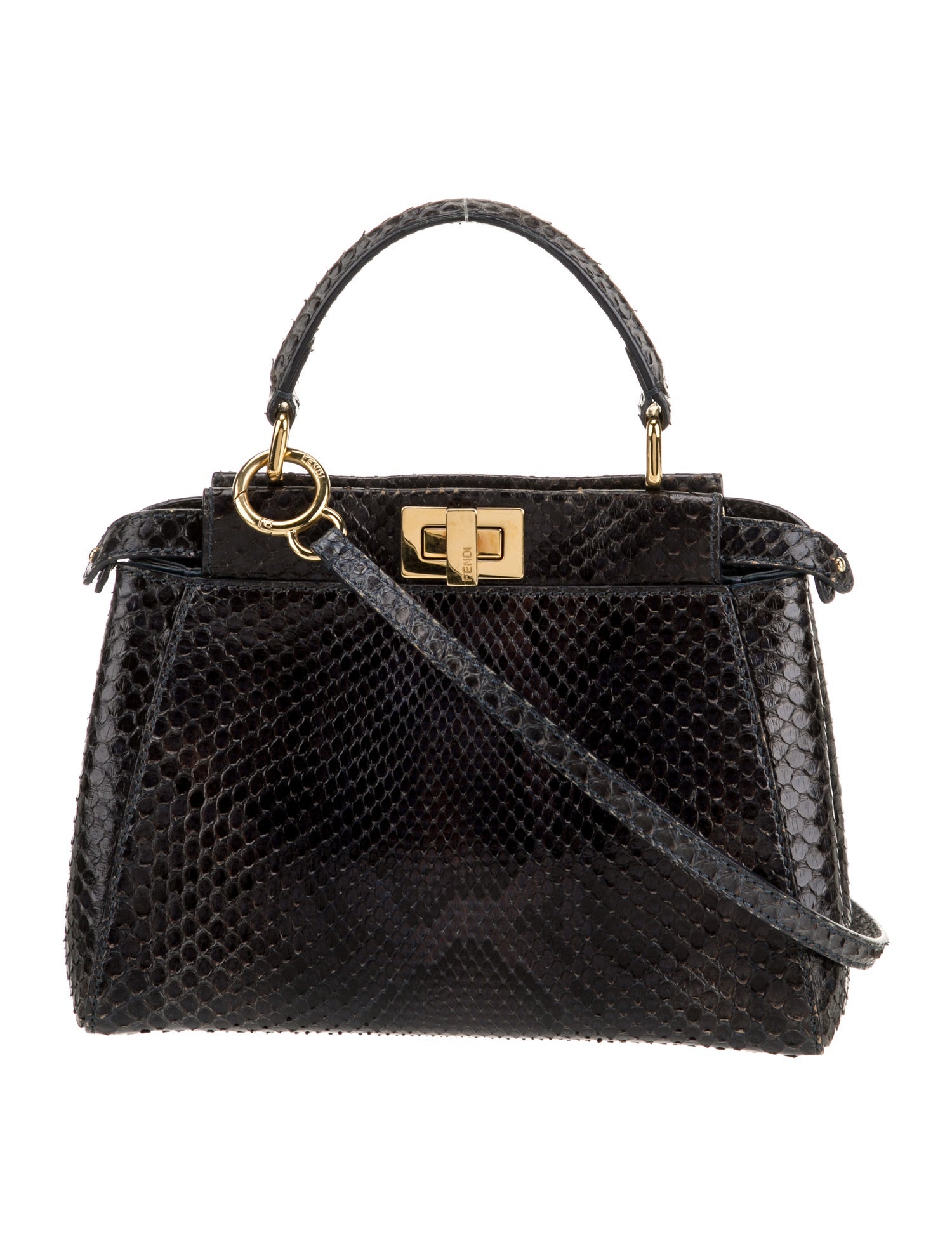Fendi Python Peekaboo Mini