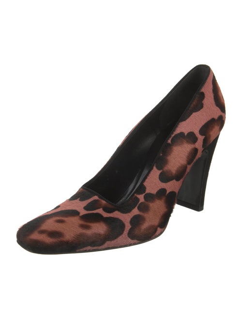 Fendi Ponyhair Animal Print Pumps
