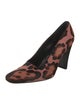 Fendi Ponyhair Animal Print Pumps