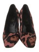 Fendi Ponyhair Animal Print Pumps