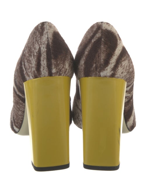 Fendi Ponyhair Animal Print Pumps